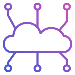 Cloud network icon