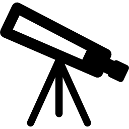 télescope Icône