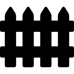 Wooden fence icon