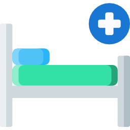 Hospital bed icon