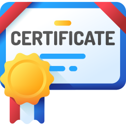 certificado Ícone