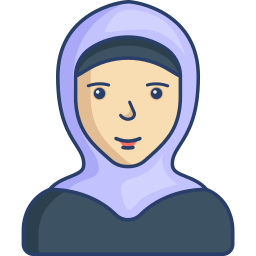 muslimische frau icon