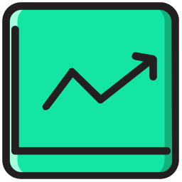 rapporto statistico icona