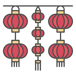 Chinese lantern icon