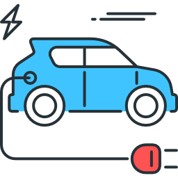 Электромобиль иконка