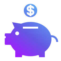 Piggy bank icon