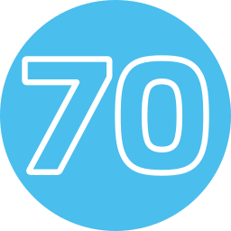 Seventy icon