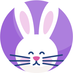 Easter bunny icon