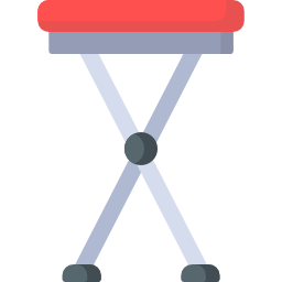 Folding chair icon