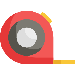 Measuring tape icon