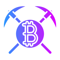 Bitcoin mine icon