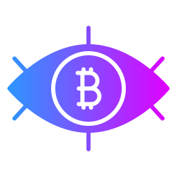 Bitcoin encryption icon