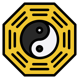 symbol yin yang ikona