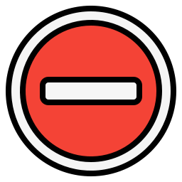 Stop sign icon