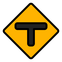 T junction icon