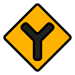 Y intersection icon