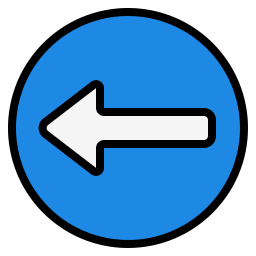 Turn left icon