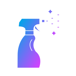 Cleaning spray icon