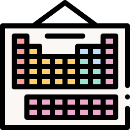 tableau périodique Icône