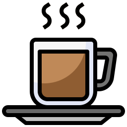 Hot coffee icon