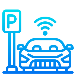 Parking car icon