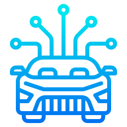 Autonomous car icon