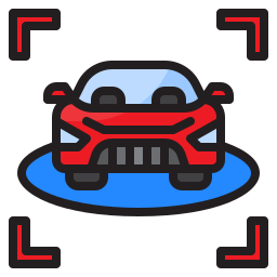 Autonomous car icon