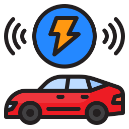 Electric car icon