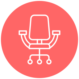 Office chair icon