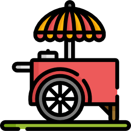 Food cart icon