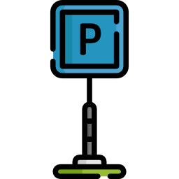 Parking sign icon