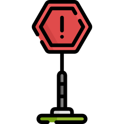 Stop sign icon