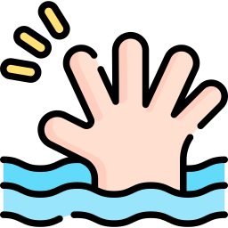 Drowning icon