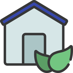 Green home icon