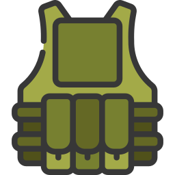 Bullet proof vest icon