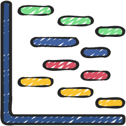 diagramme de gantt Icône