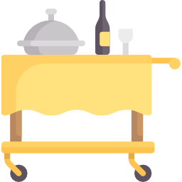 Food cart icon