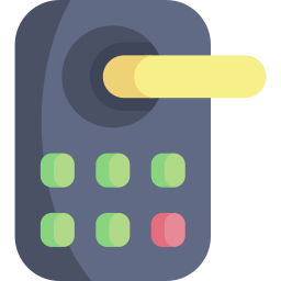 Door lock icon