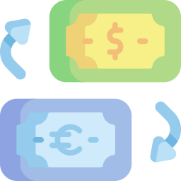 Money exchange icon