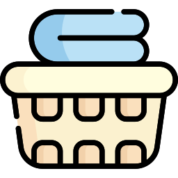 Laundry basket icon