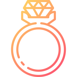 Diamond ring icon