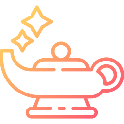 Magic lamp icon