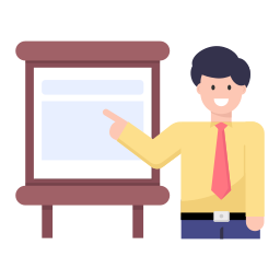 Business presentation icon