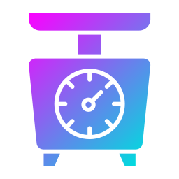 Weight scale icon