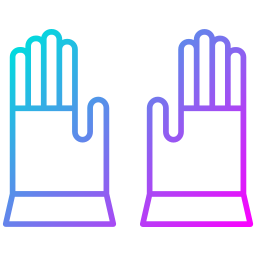 Hand gloves icon