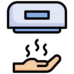 Hand dryer icon