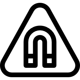 campo magnetico icona