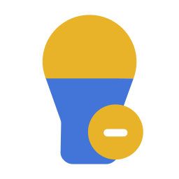 Smart bulb icon