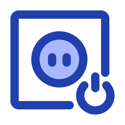 Electric plug icon