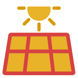 Solar energy icon